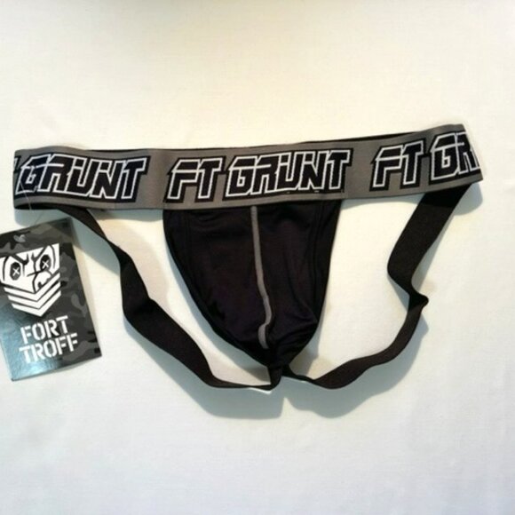 FORT TROFF Size "M" Grunt Corp Athletic Supporter- Black/Gray/White - Jock - Picture 10 of 10